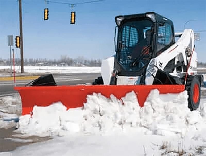 Skid steer blade attachments