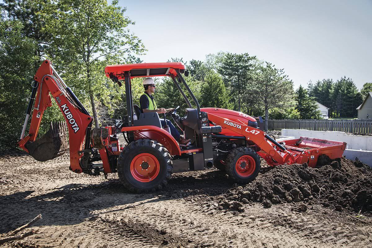 Kubota TLB Series tractor loader backhoe