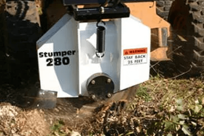  Skid steer stump grinder attachments