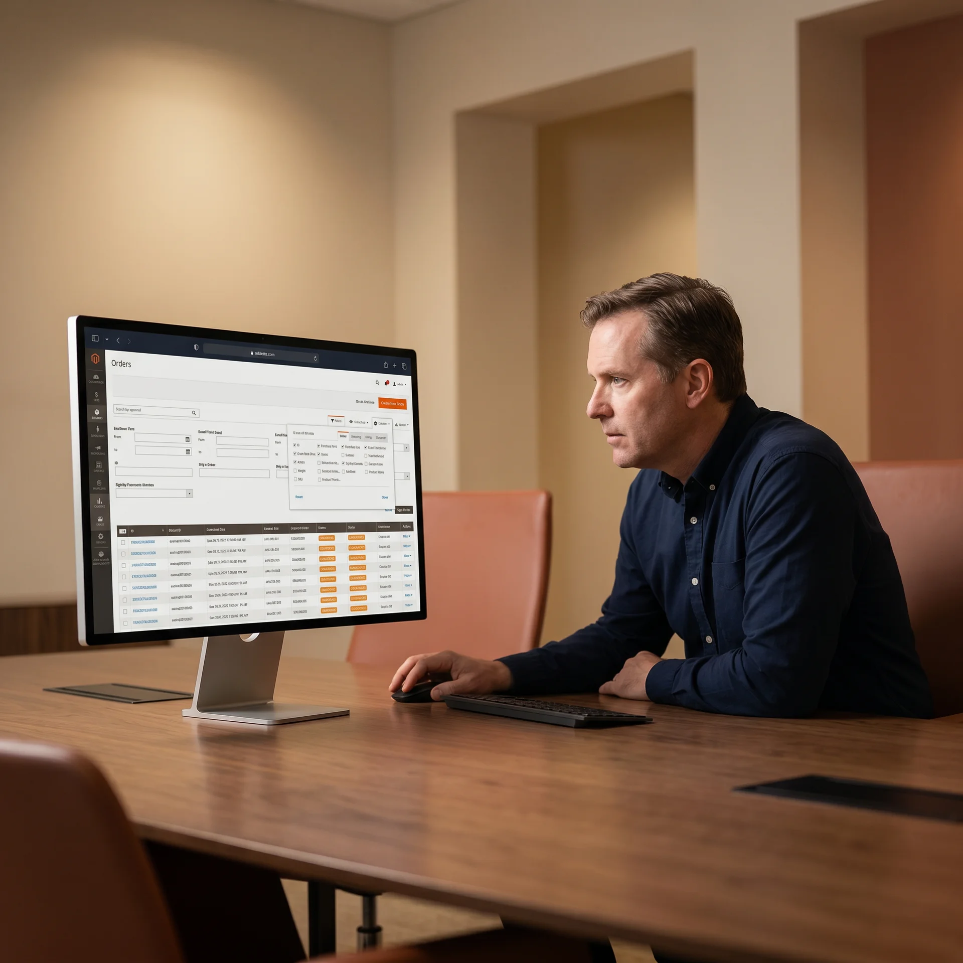 Enterprise ecommerce budget planning with cost breakdown on monitor Enterprise ecommerce budget planning with cost breakdown on monitor