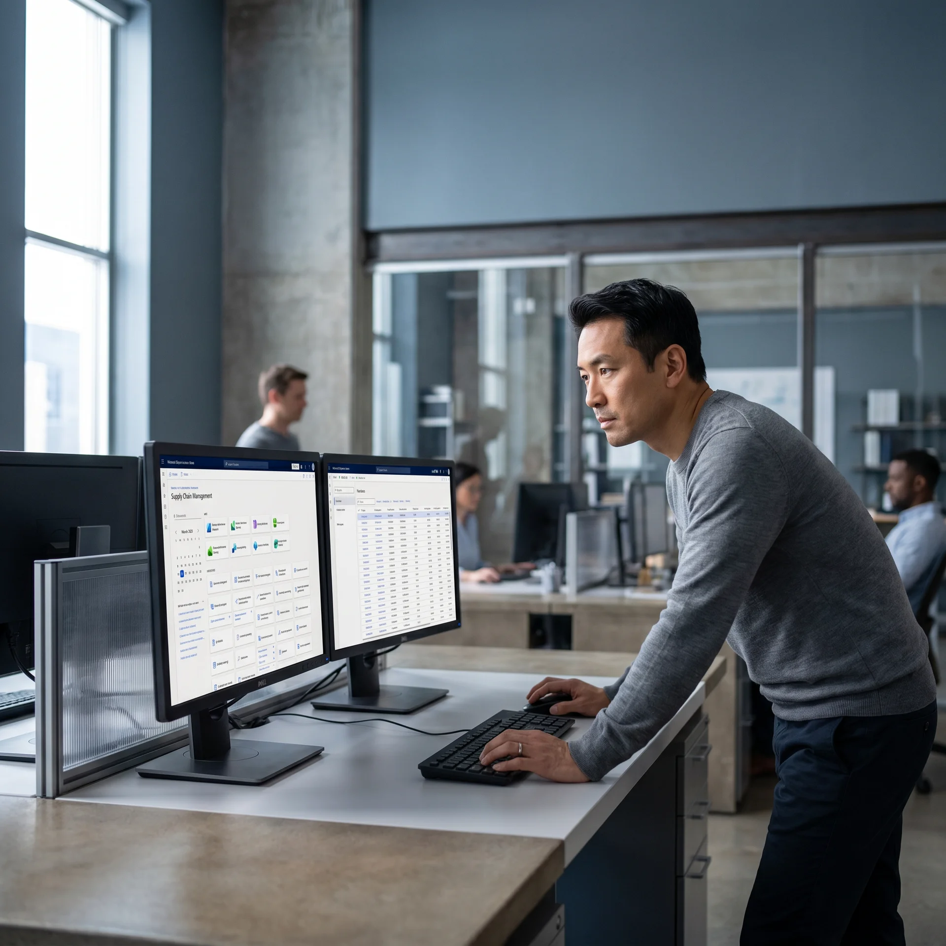 ERP consultant configuring Dynamics 365 Supply Chain workflows ERP consultant configuring Dynamics 365 Supply Chain workflows
