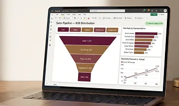 Power BI Sales Pipeline Dashboard sample Power BI Sales Pipeline Dashboard sample